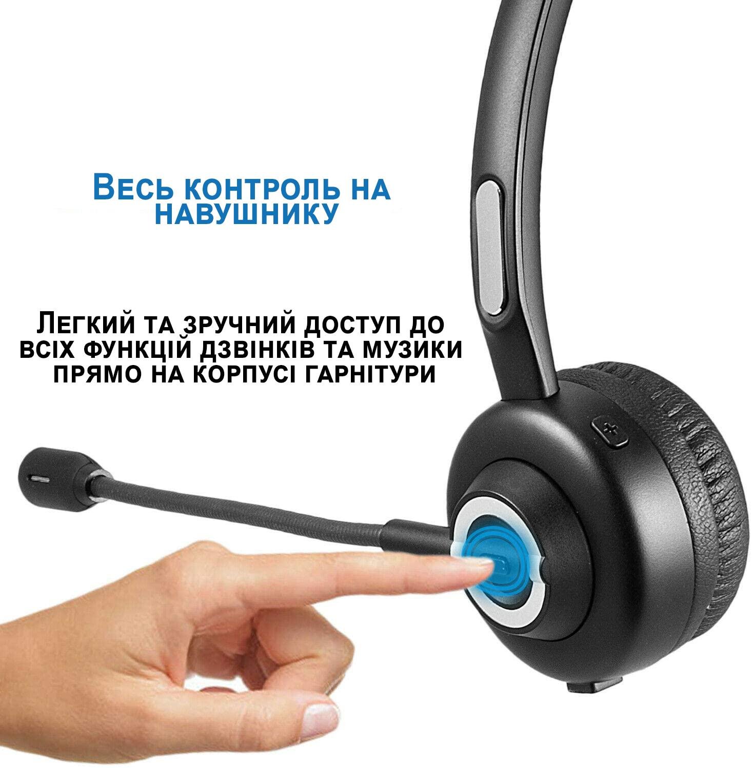 Bluetooth гарнітура для колл центру Digital Lion BH-M97 бездротовий мікрофон для конференції - фото 9