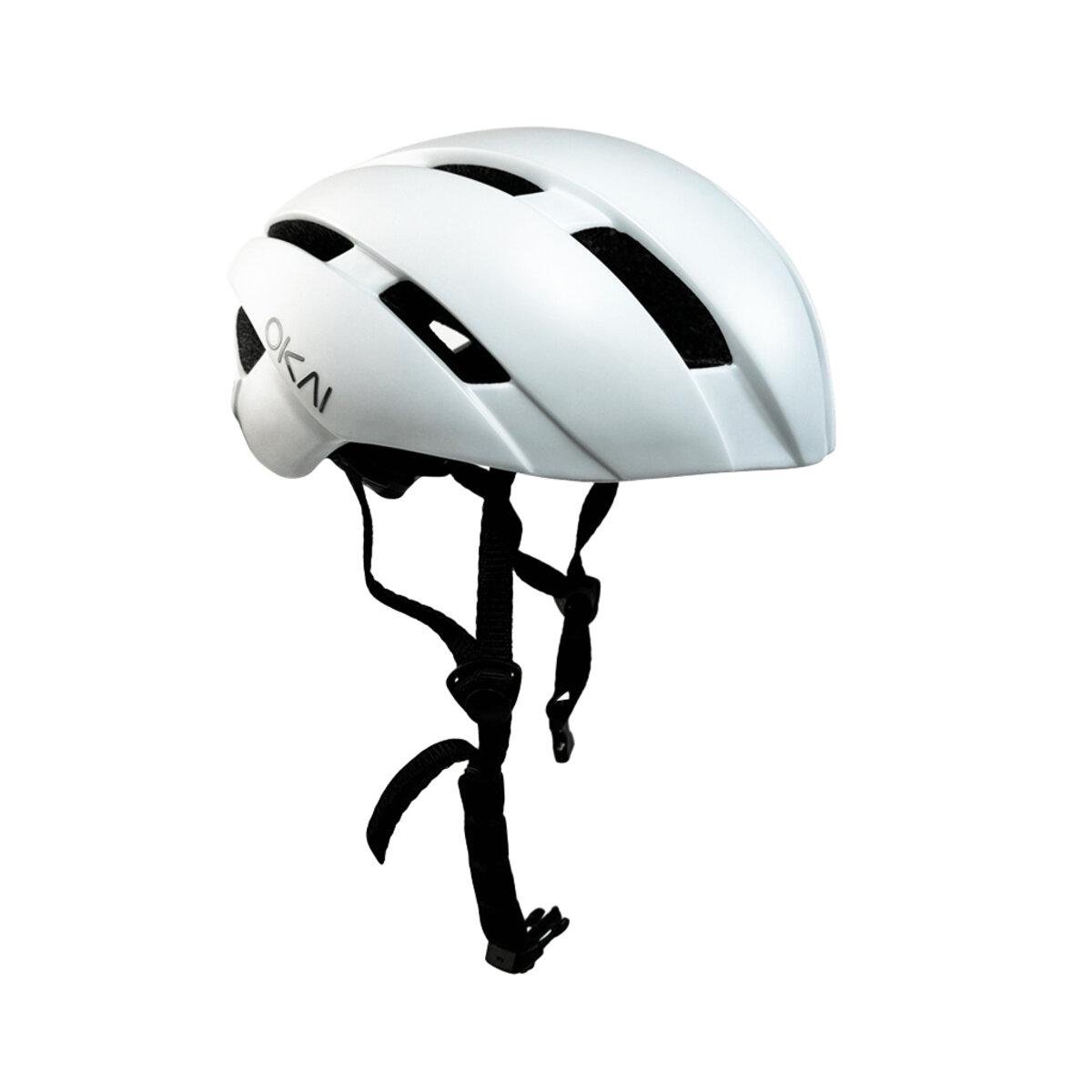 Спортивний шолом захисний OKAI L 56-62 см 260 г White (OKAIRH-LW) - фото 5