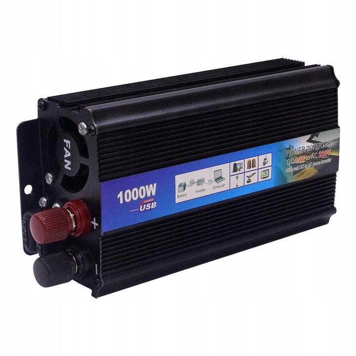 Інвертор автомобільний Power Inverter 12 V 220 V 1000 W (M-i-i-17)