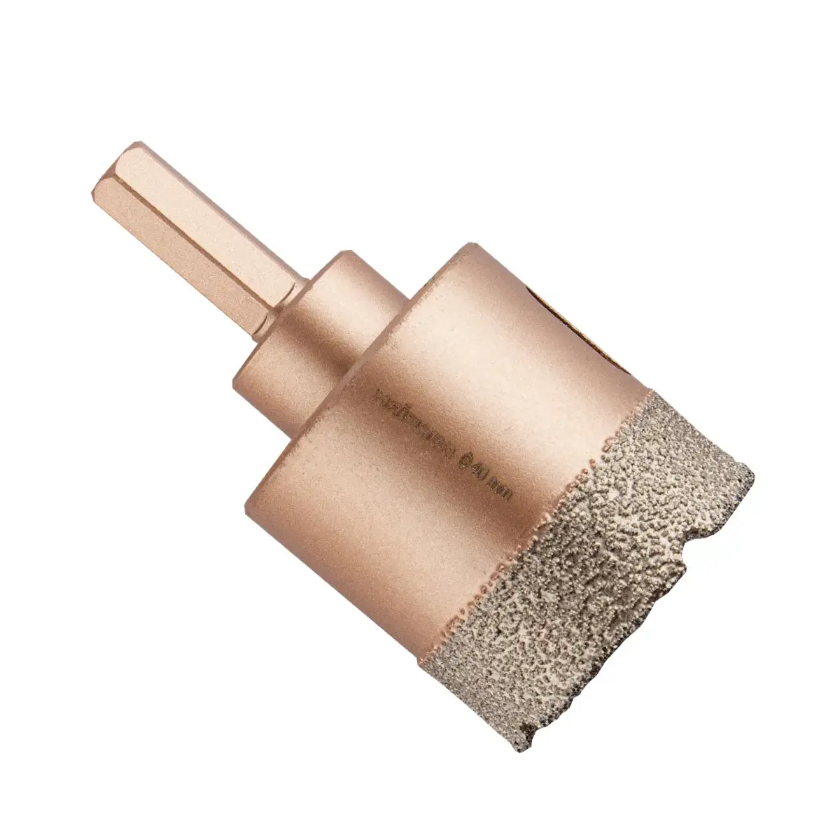 Свердло алмазне Haisser Ceramic Pro Hex коронка для свердління в кераміці та інших твердих матеріалах 40 мм (2713440) Свердло алмазне Haisser Ceramic Pro Hex коронка для свердління в кераміці та інших твердих матеріалах 40 мм (2713440)