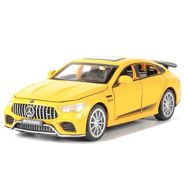 Іграшка машинка колекційна Mercedes-Benz GT63 1:32 Жовтий (59431)