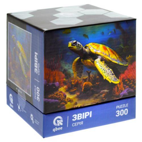 Пазлы Qbee Звери. Черепаха и океан 300 деталей (220027) Пазлы Qbee Звери. Черепаха и океан 300 деталей (220027)