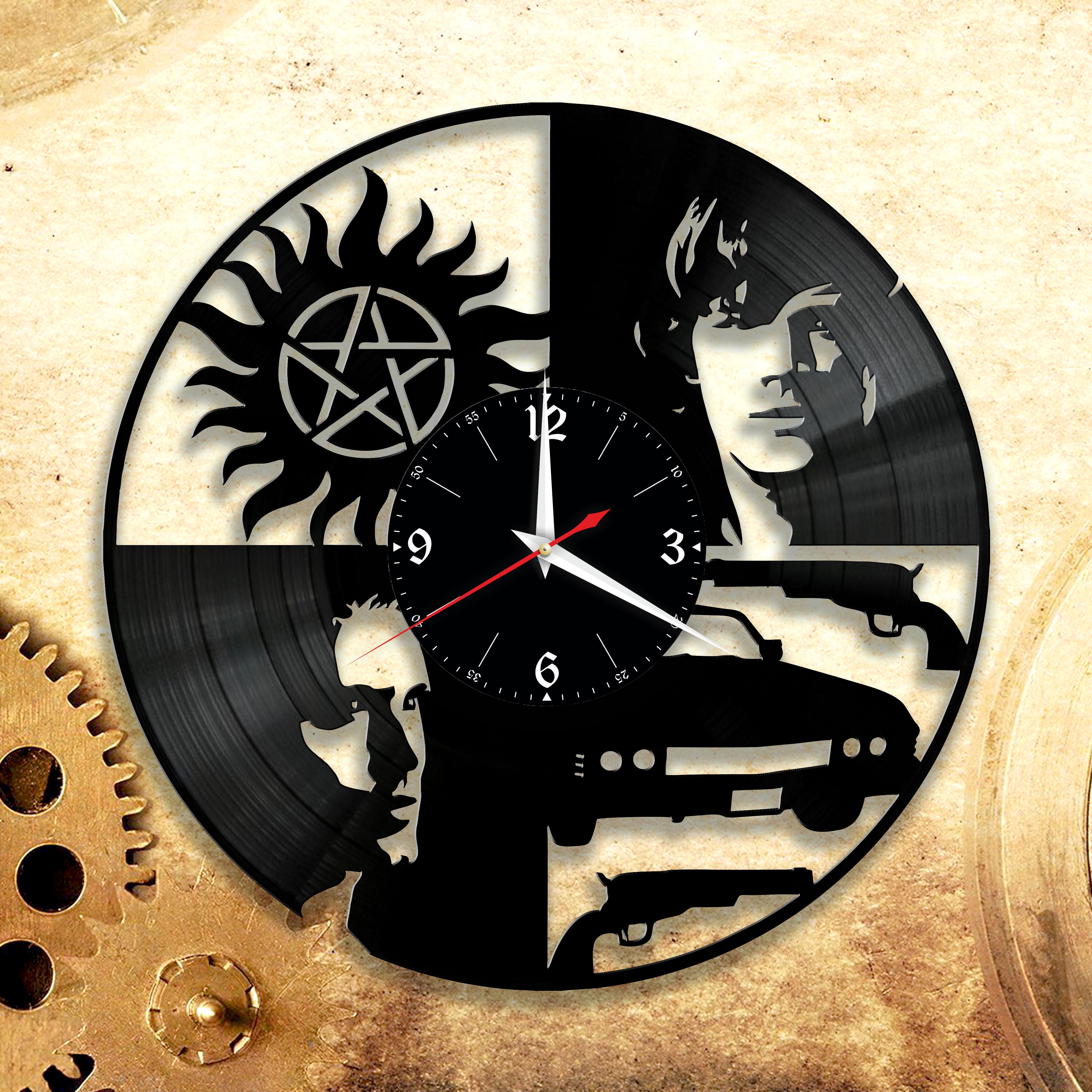 Часы настенные группа Pentacle 3283 из виниловой пластинки