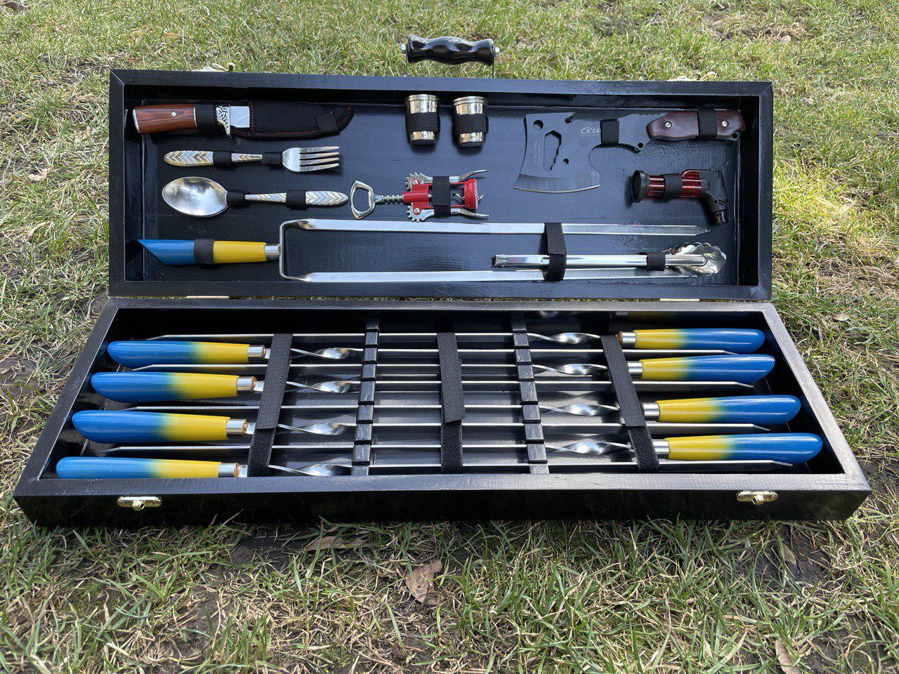 Набор шампуров Ukr grill в кейсе (10609731)