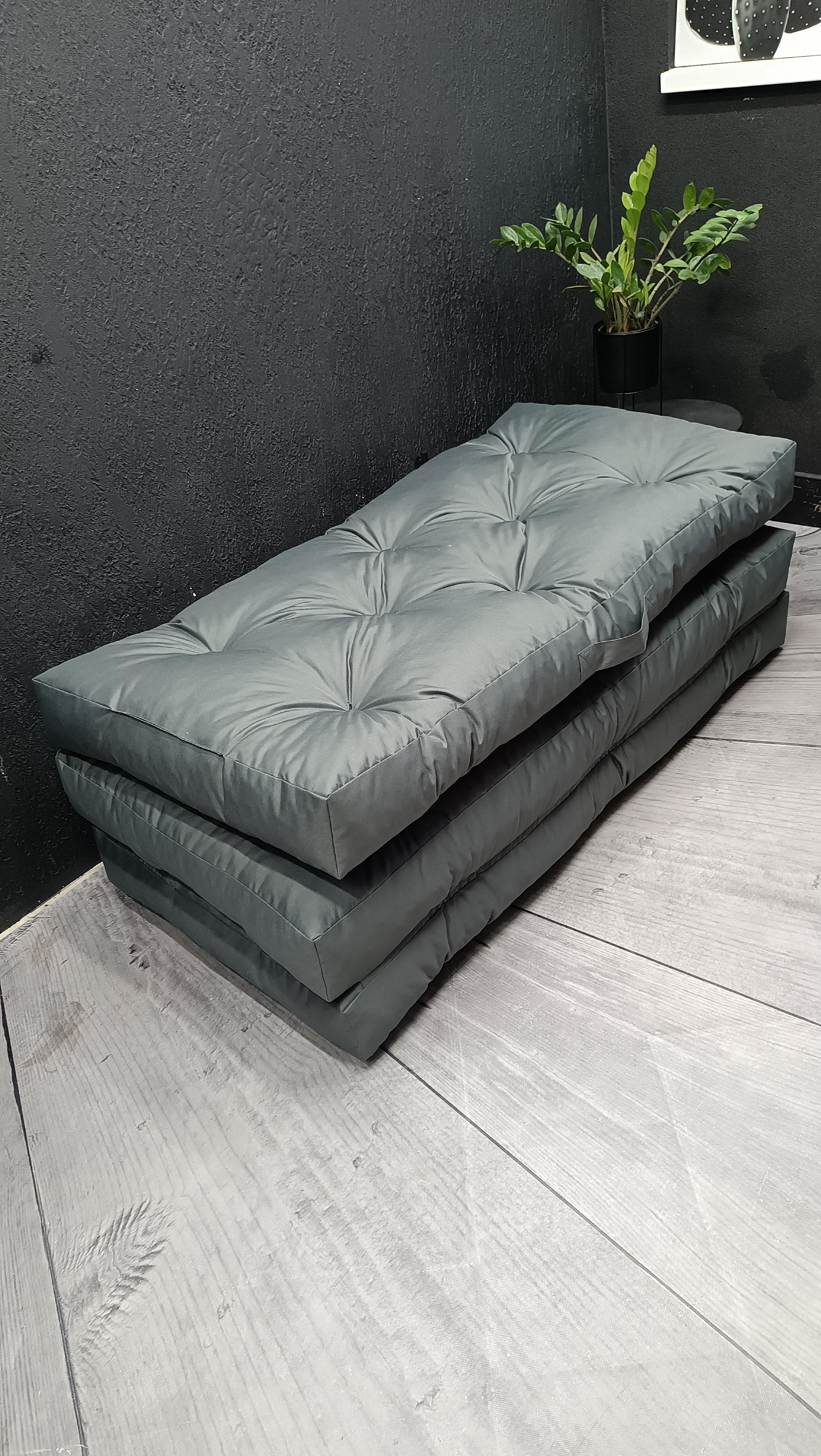 Матрац-трансформер 3в1 оксфорд 110x180x15 см Сірий (22525005) - фото 3 Матрац-трансформер 3в1 оксфорд 110x180x15 см Сірий (22525005) - фото 3