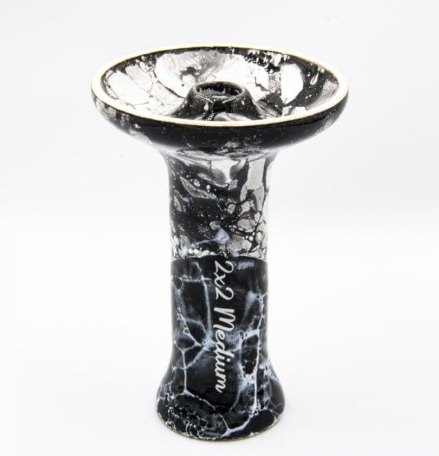 Чаша для кальяна 2х2 Medium Мраморный глянец (14597) Чаша для кальяна 2х2 Medium Мраморный глянец (14597)