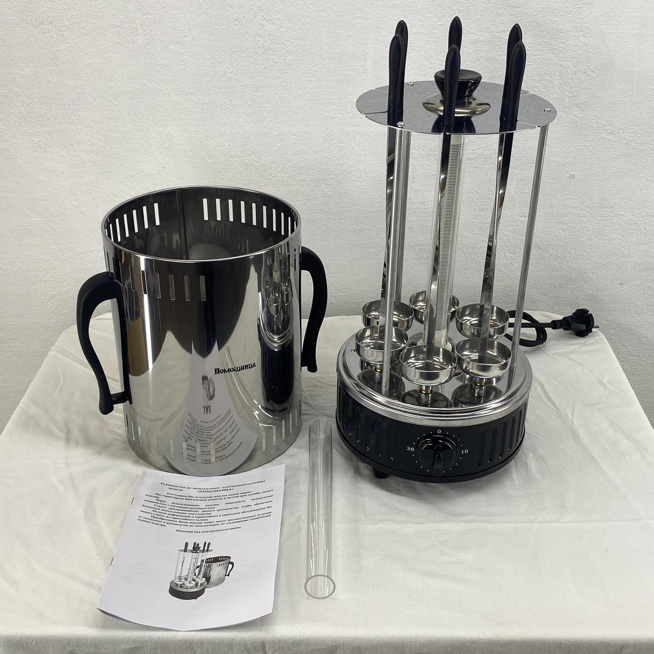 Електрошашличниця з таймером на 6 шампурів (1830399096) - фото 6 Електрошашличниця з таймером на 6 шампурів (1830399096) - фото 6