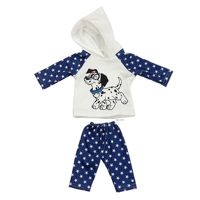 Одежда для куклы Baby Born кофта/штаны 40-43 см Синий (8872)