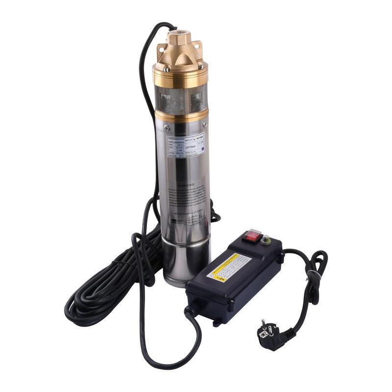 Насос свердловинний вихровий Optima 4SKm150 1,1 кВт + кабель 20 м і пульт