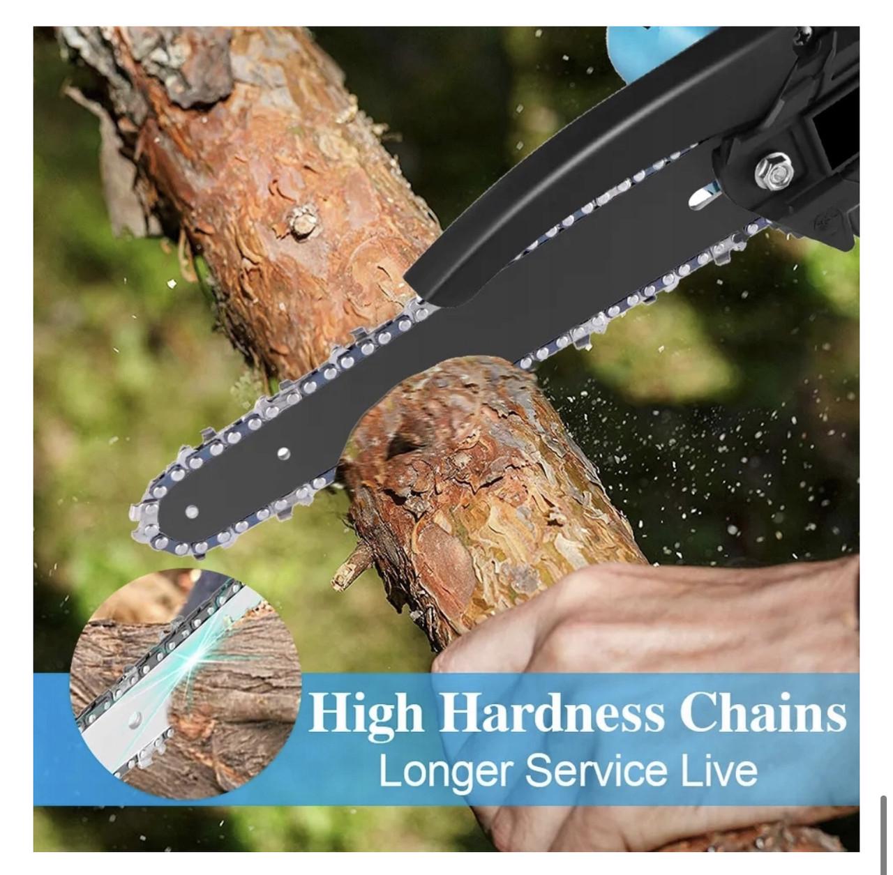 Пила аккумуляторная цепная Kraftline 24V 6" с дополнительными аккумуляторами (14485122) - фото 4 Пила аккумуляторная цепная Kraftline 24V 6" с дополнительными аккумуляторами (14485122) - фото 4