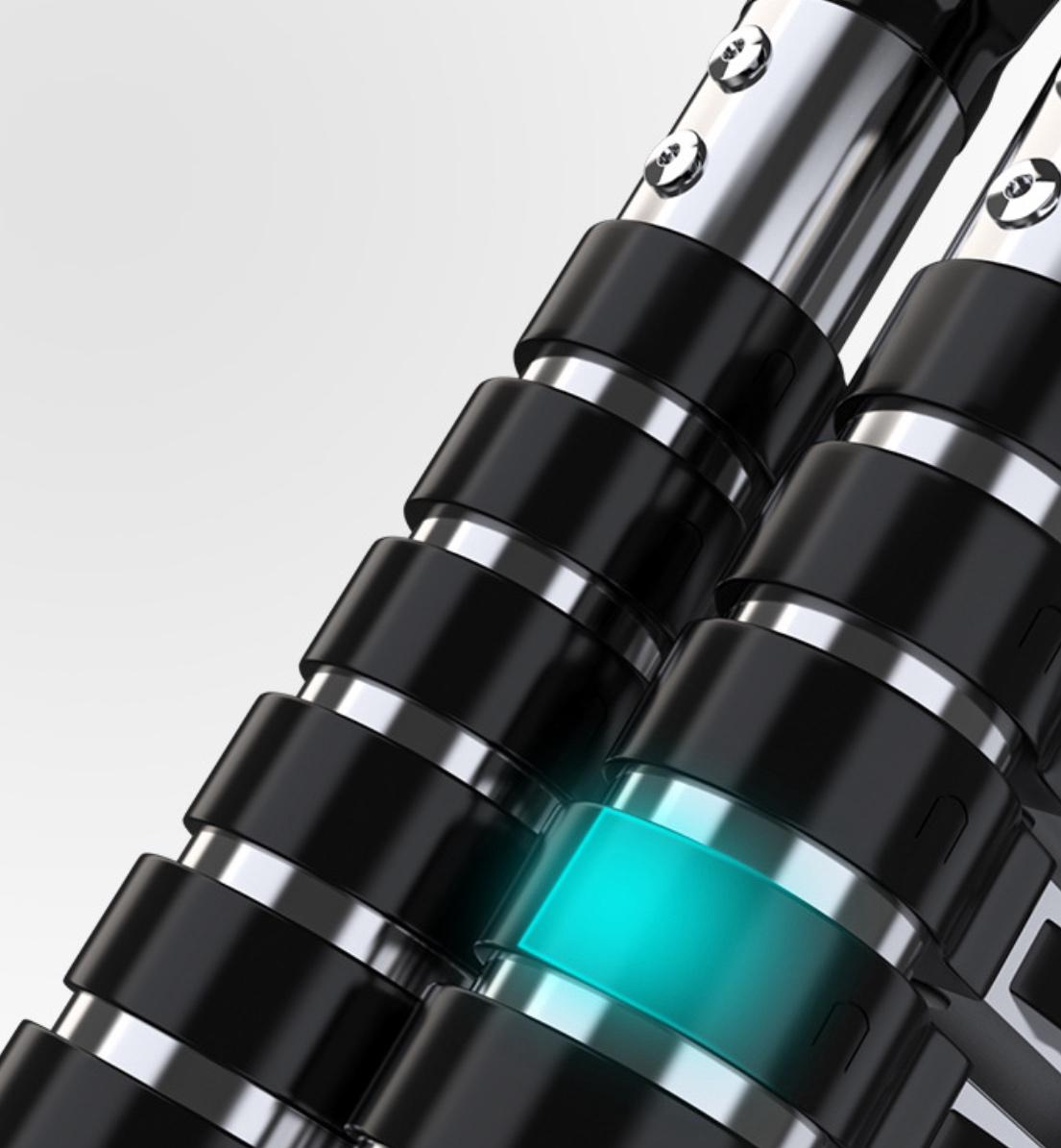 Драбина телескопічна зі стабілізатором 5,6 м (8527) - фото 2 Драбина телескопічна зі стабілізатором 5,6 м (8527) - фото 2