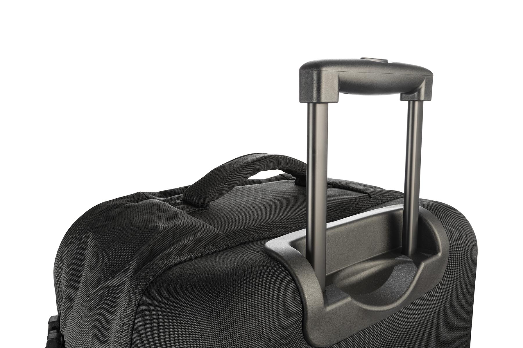 Сумка дорожная Tucano Tugo M Trolley полиэстер с колесной системой 45 л Черный (636000) - фото 8 Сумка дорожная Tucano Tugo M Trolley полиэстер с колесной системой 45 л Черный (636000) - фото 8