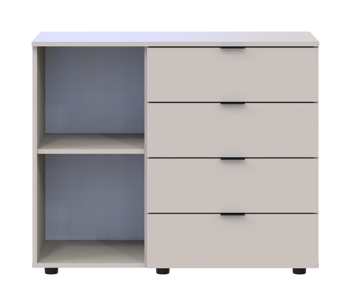 Комод в гостиную Doros Гелар GС1 100х40х81,2 см Кашемир (DRS-011290) - фото 3 Комод в гостиную Doros Гелар GС1 100х40х81,2 см Кашемир (DRS-011290) - фото 3