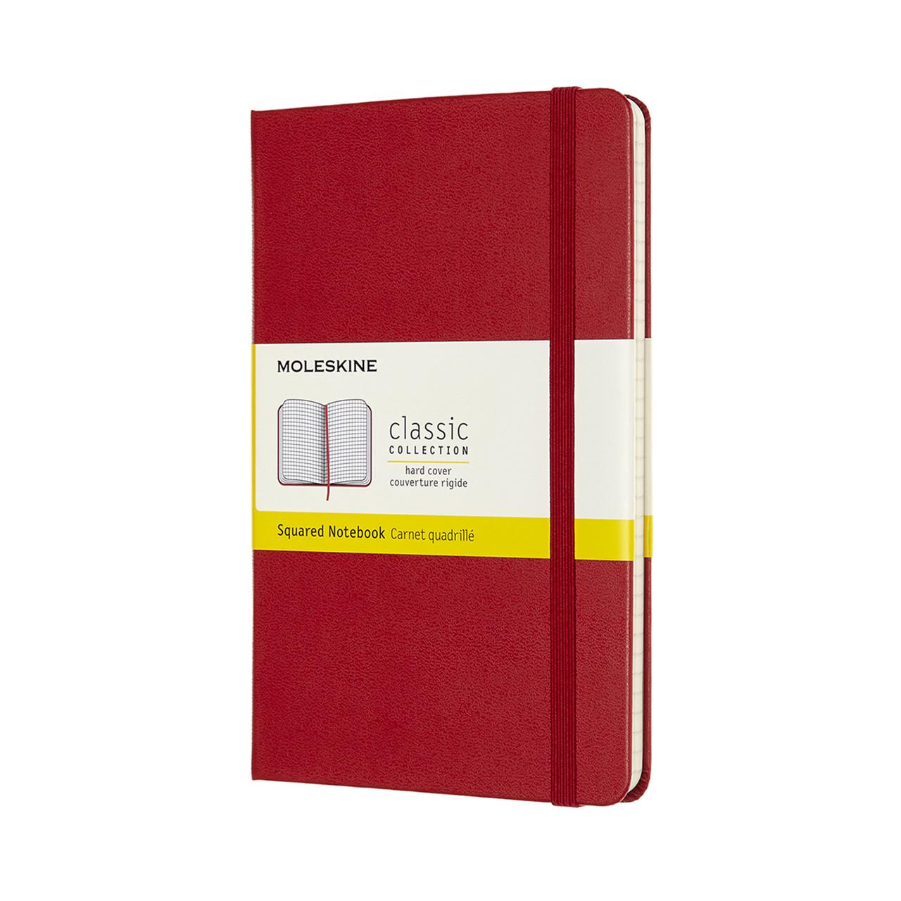 Блокнот Moleskine Classic медиум 11,5х18 см 192 страницы в клетку Красный