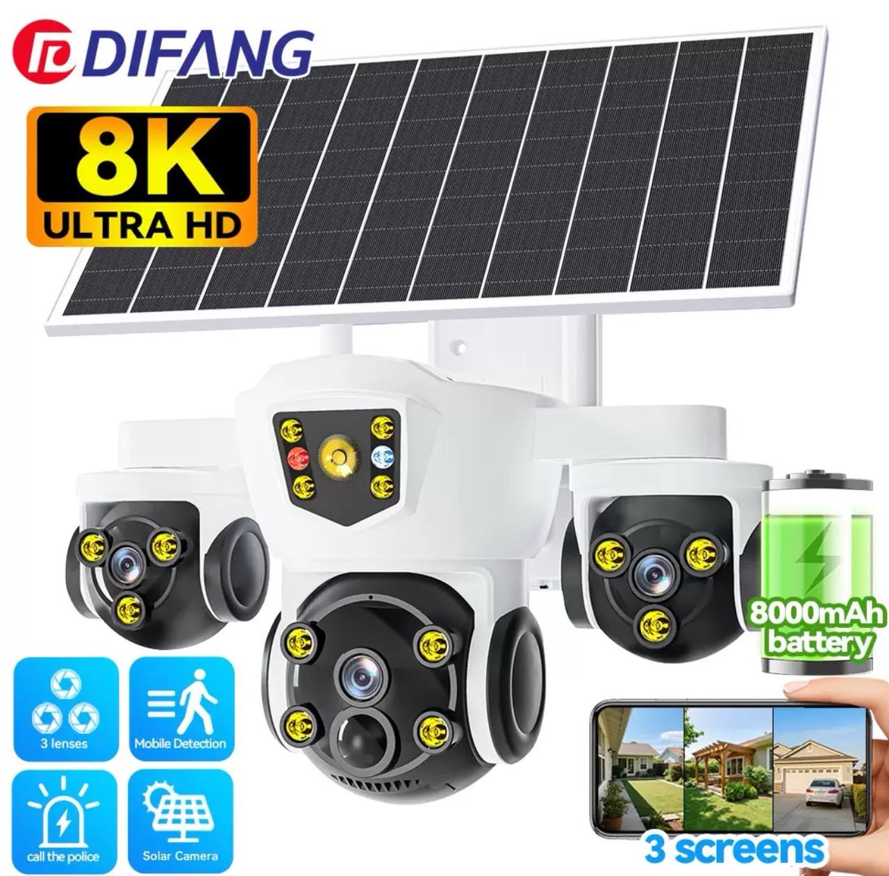 Камера відеоспостереження зовнішня 4G SIM 3-об'єктивна потрійна 12MP (2700745337) - фото 5 Камера відеоспостереження зовнішня 4G SIM 3-об'єктивна потрійна 12MP (2700745337) - фото 5