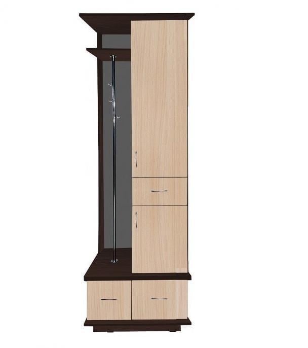 Прихожая МАКСИ-МЕбель Визион Cекция 0,73 м Венге магия/Дуб молочный (10952)
