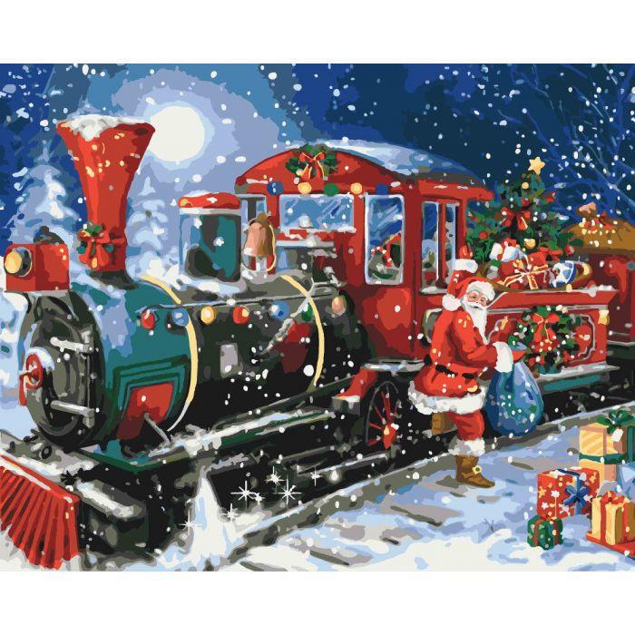 Картина по номерам Идейка Волшебный поезд 40x50 см (skl-КНО4522)