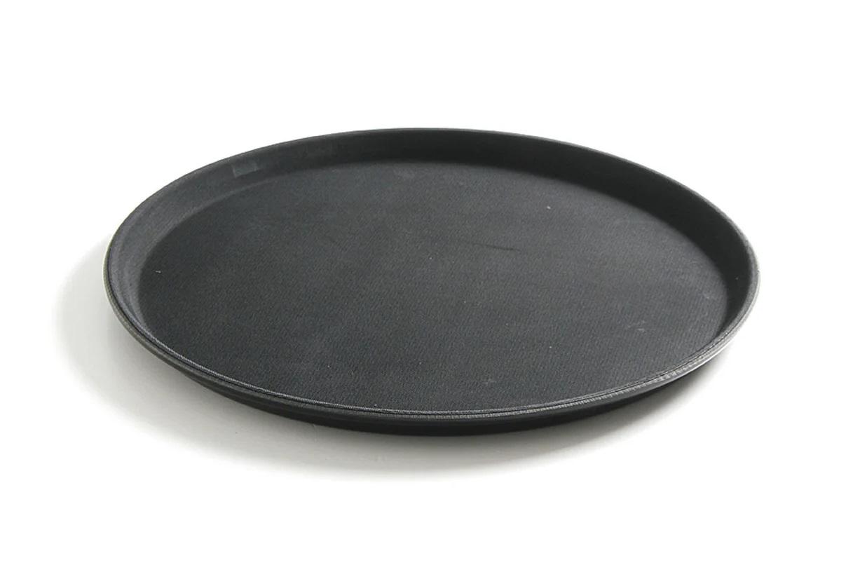 Поднос официанта Anti-Slip Empire круглый 41 см с антискользящим покрытием (EM-9652_psg)