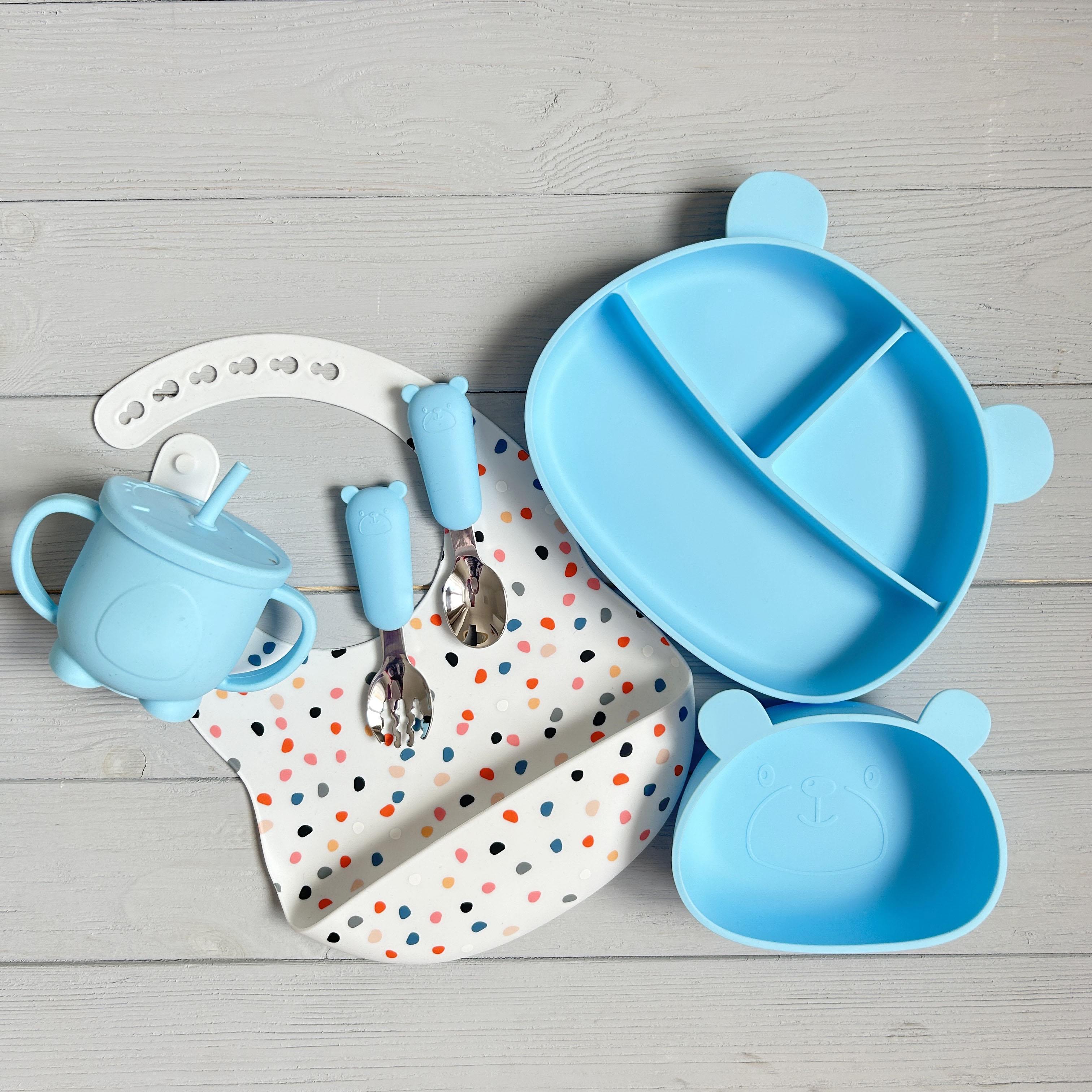 Детская посуда силиконовая Мишка BPR img_e9200 Y9 Голубой (65516) - фото 1 Детская посуда силиконовая Мишка BPR img_e9200 Y9 Голубой (65516) - фото 1