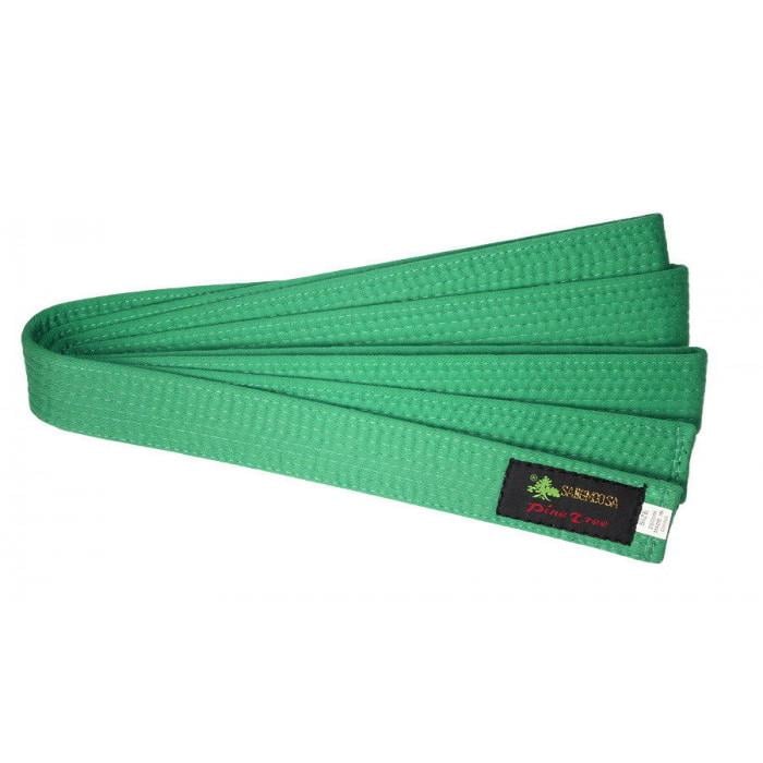 Пояс для единоборств Pine Tree 260 см Зеленый (34512)