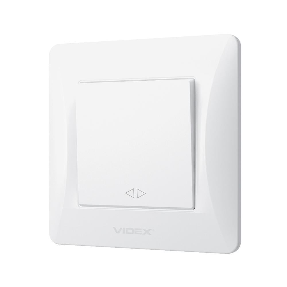 Вимикач одноклавішний Vіdех Bіnеrа проміжний Білий (22551018) Вимикач одноклавішний Vіdех Bіnеrа проміжний Білий (22551018)