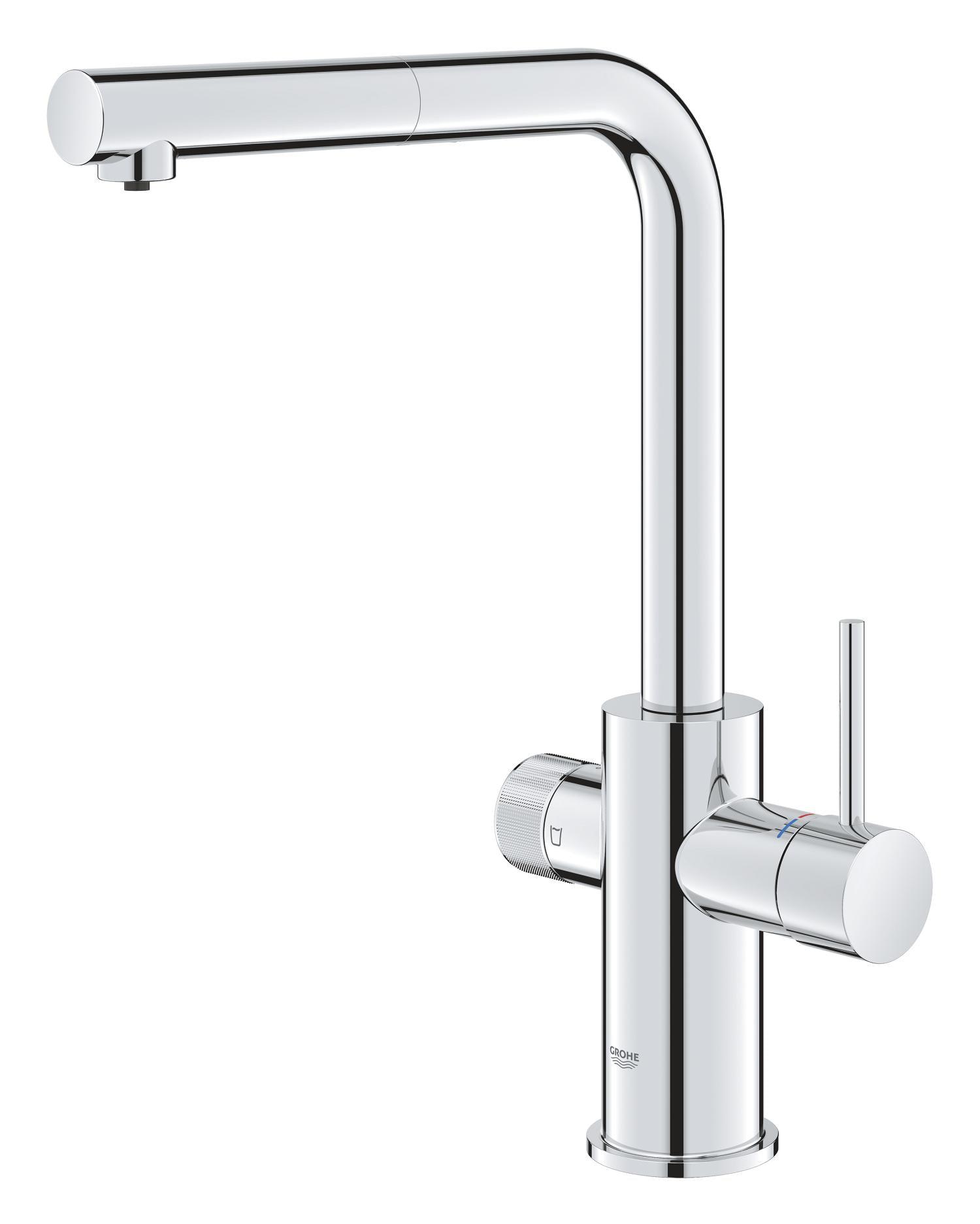Смеситель для кухни Grohe с выходом для питьевой воды для подачи технической и фильтрованной воды
