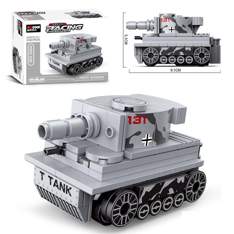 Конструктор блочний Decool серія Mini Racing Танк Tiger 131 (1893956024) - фото 2