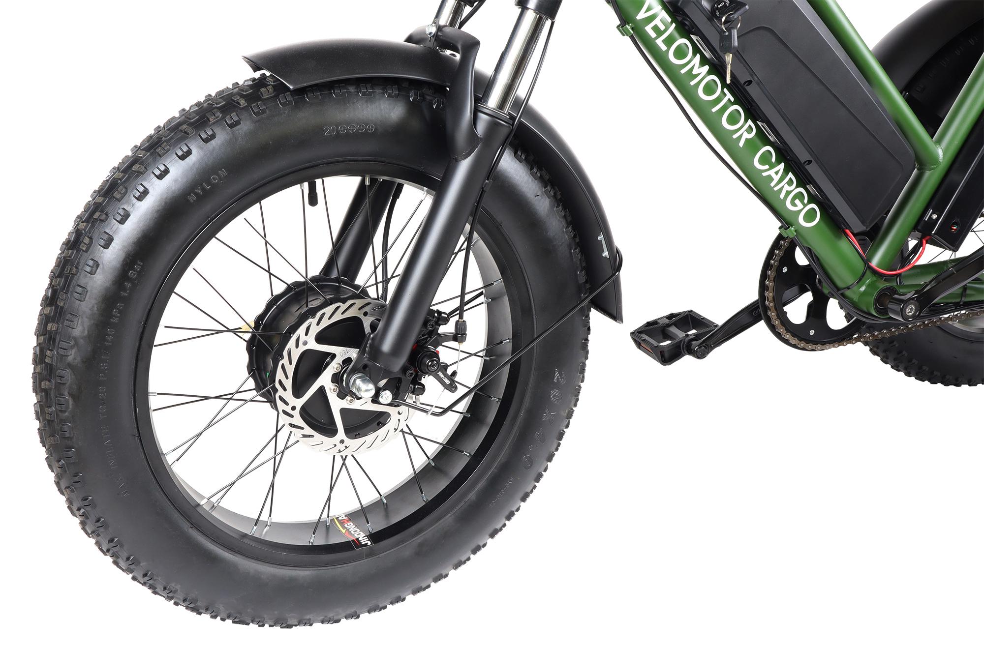 Електровелосипед триколісний Velomotor Сargo 36V 500W з акумулятором Li-ion 10 Ah Зелений (10208350) - фото 3 Електровелосипед триколісний Velomotor Сargo 36V 500W з акумулятором Li-ion 10 Ah Зелений (10208350) - фото 3
