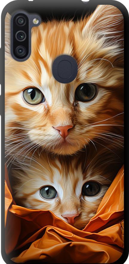 Чехол на Samsung Galaxy A11 A115F Котики 2 (5664b-2012-42517)