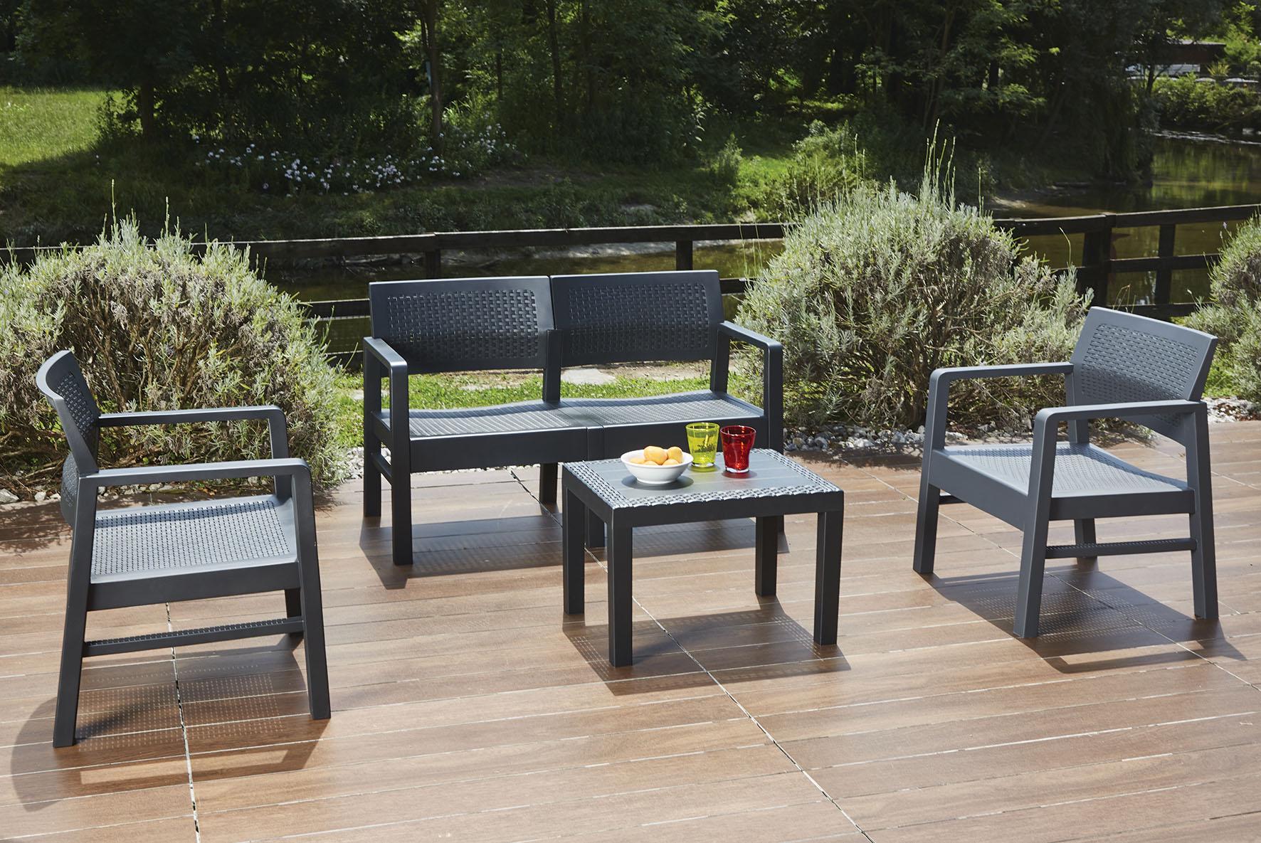 Набор ProGarden KILIMANJARO с подушками Антрацит (3688) - фото 2