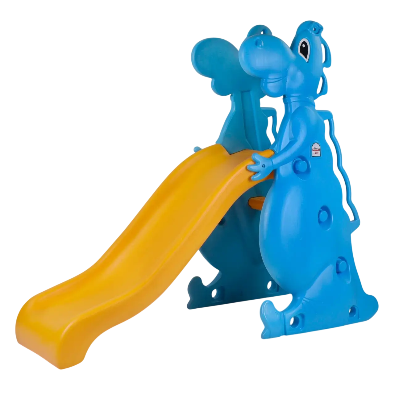 Горка детская Динозавр Pilsan 92053 пластиковая 109,5х26,5х59,5 см Желто-голубой (150-7-92053)