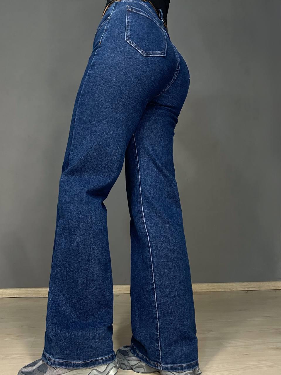 Джинси жіночі Derun 8198 палаццо прямі з ременем сині, синій, 26, 26, 70 см, 96 см - фото 8 Джинси жіночі Derun 8198 палаццо прямі з ременем сині, синій, 26, 26, 70 см, 96 см - фото 8