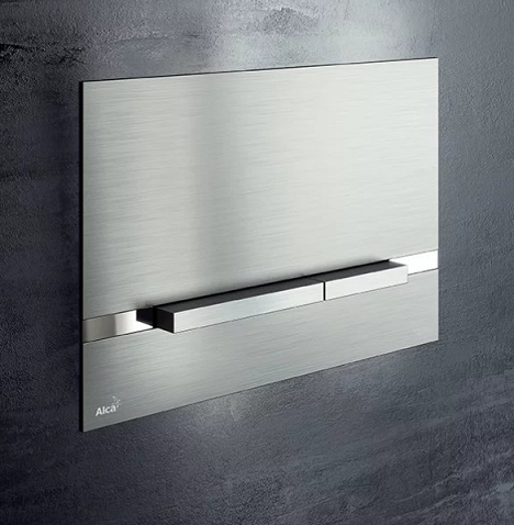 Кнопка слива для инсталляции Alca Plast STRIPE-INOX Сатин (89813) - фото 5