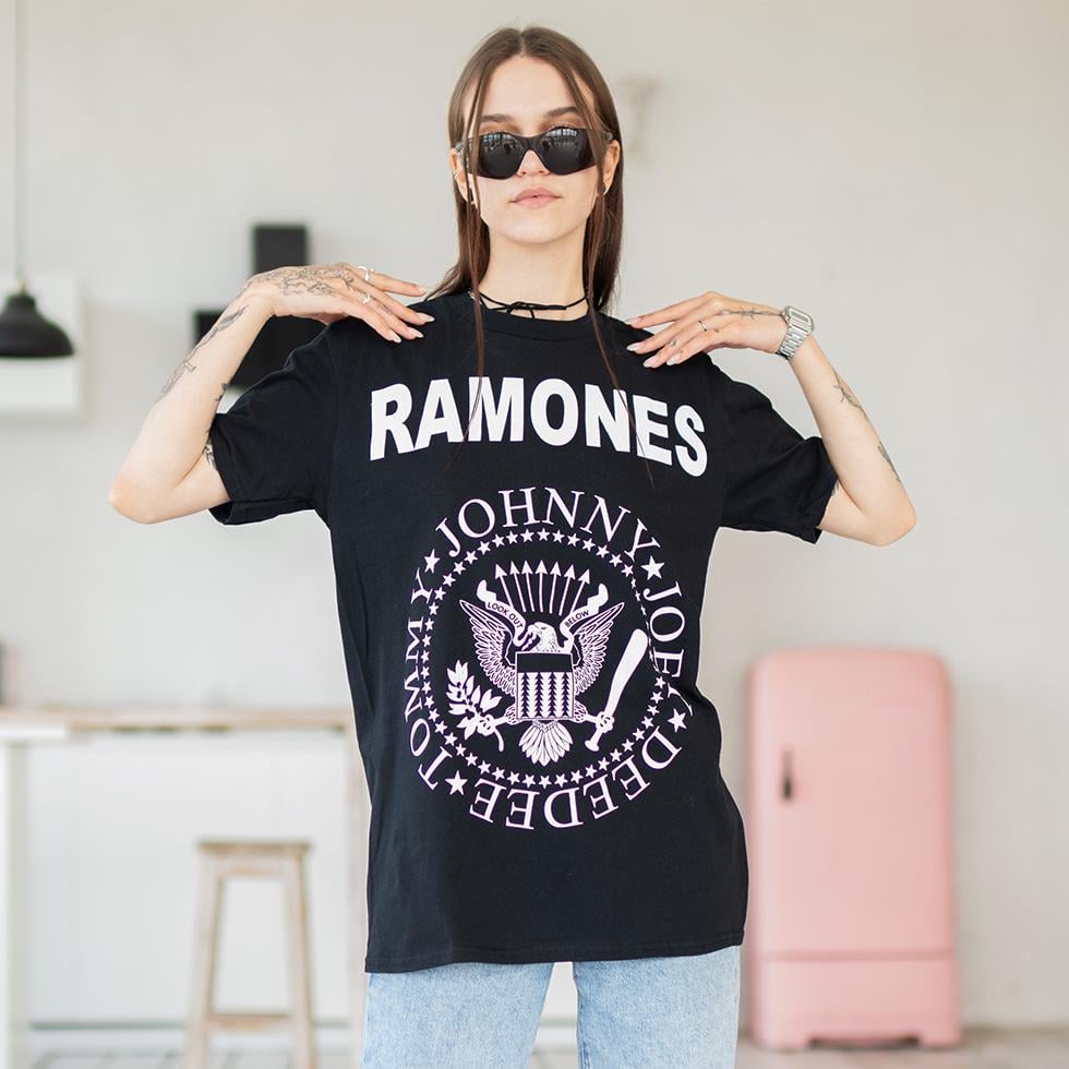 Футболка унисекс Ramones Logo L Черный (00000001462)