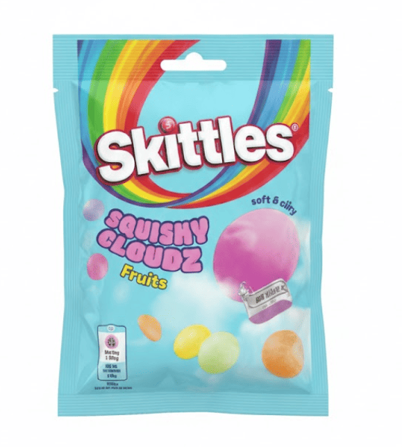 Конфеты жевательные Skittles Squishy Cloudz Fruits 70 г (1623758343)