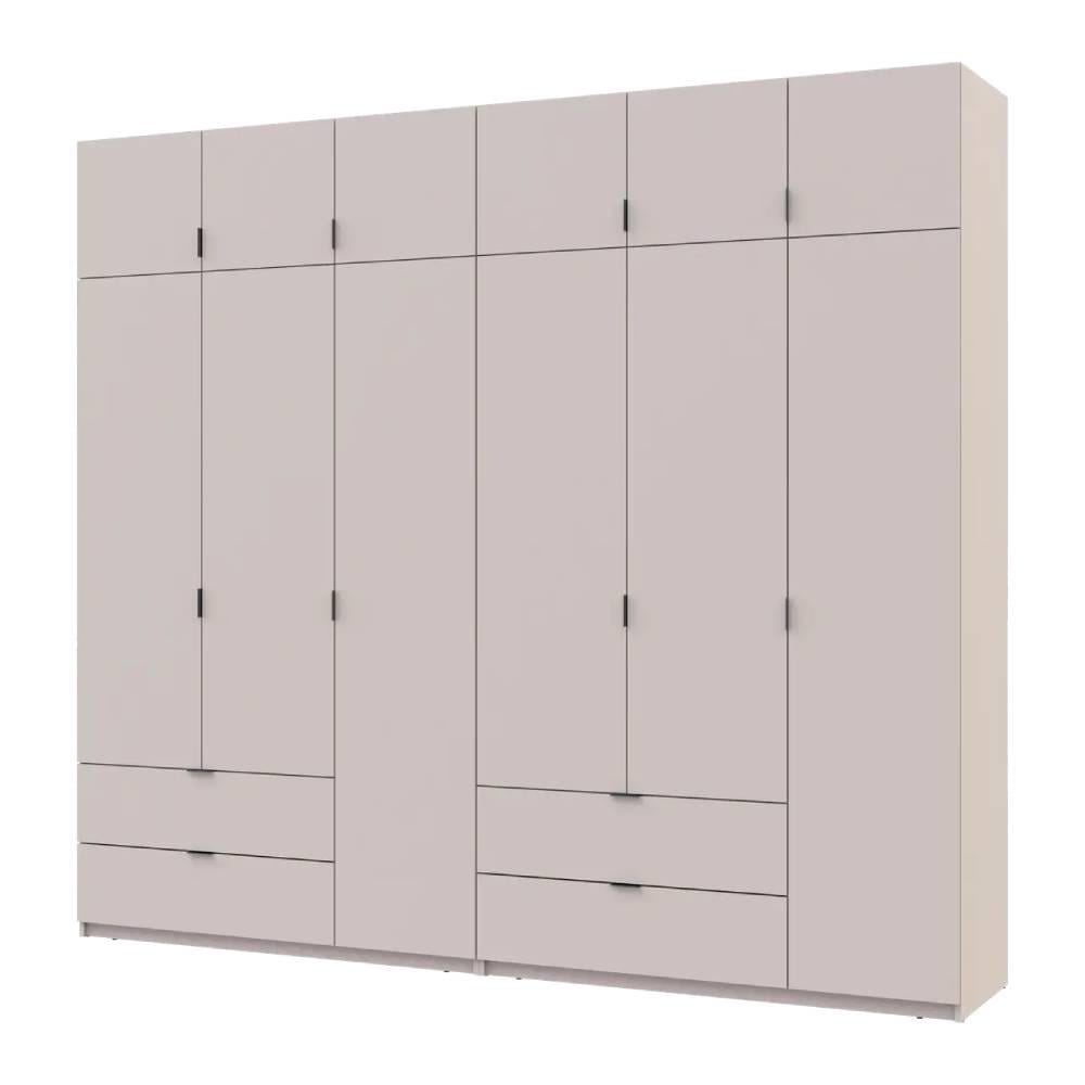Шкаф для одежды Doros Лукас 3+3 ДСП 270х50х240 см Кашемир (DRS-011715 42005116)