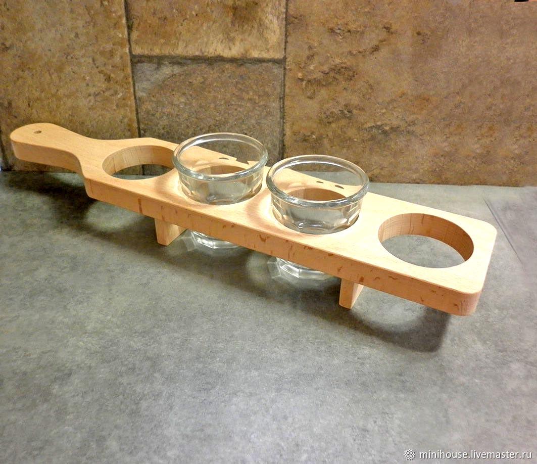 Подставка для рюмок из дерева Франциско 435 Бланже (НБС-043501)