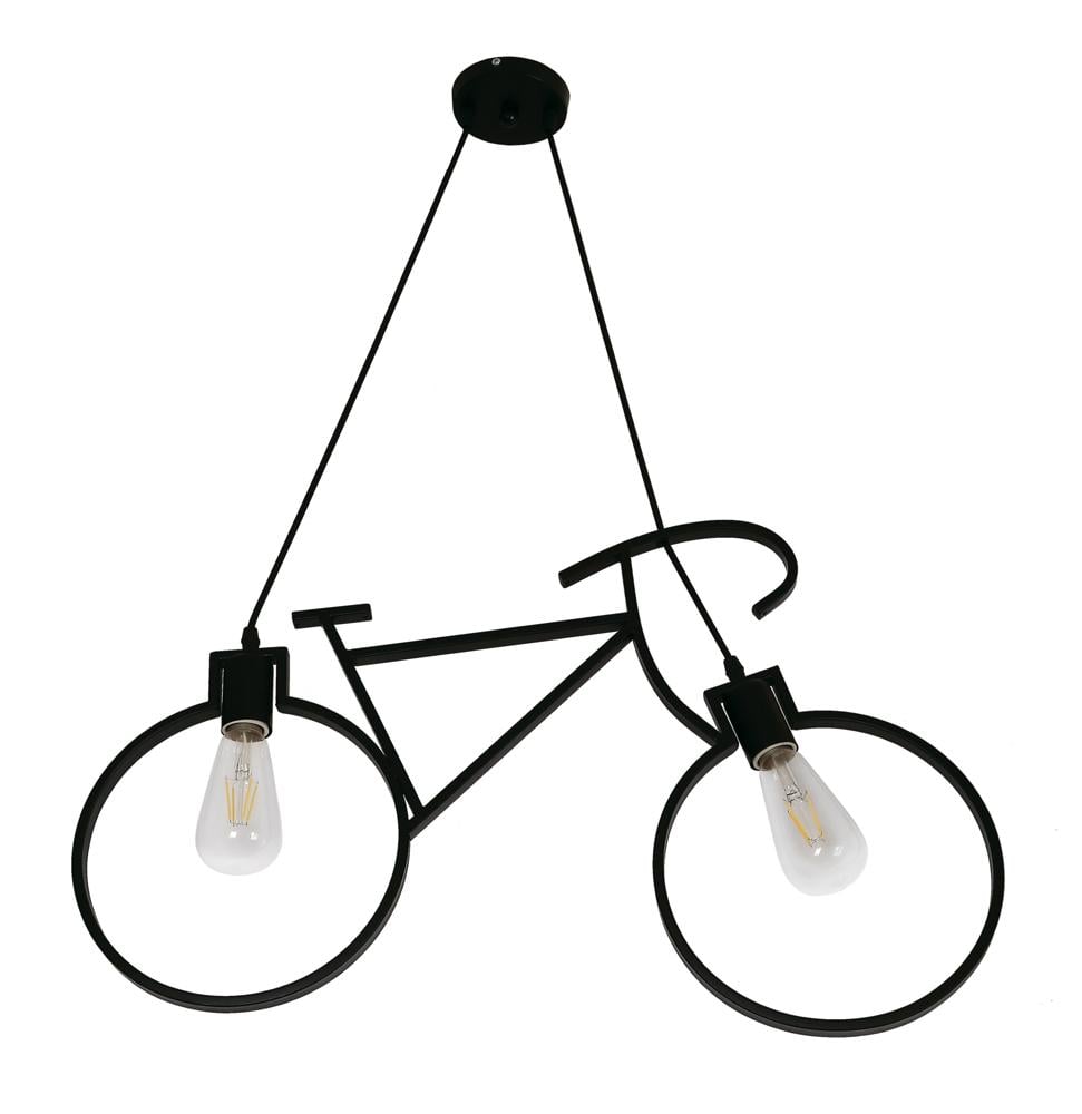 Люстра подвесная декоративная Levistella 909XL1050-2 BK велосипед Черный Люстра подвесная декоративная Levistella 909XL1050-2 BK велосипед Черный