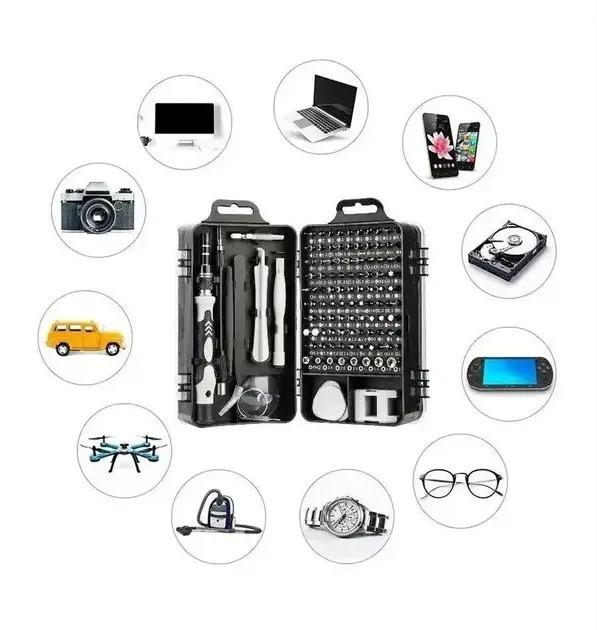 Набір викруток UKC 115в1 для ремонту електроніки в боксі (28457772) - фото 3 Набір викруток UKC 115в1 для ремонту електроніки в боксі (28457772) - фото 3