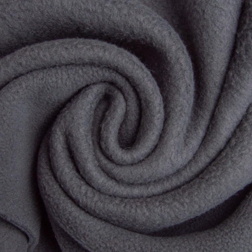 Ткань флис однотонная 380 гр/м2 Серый (26967)