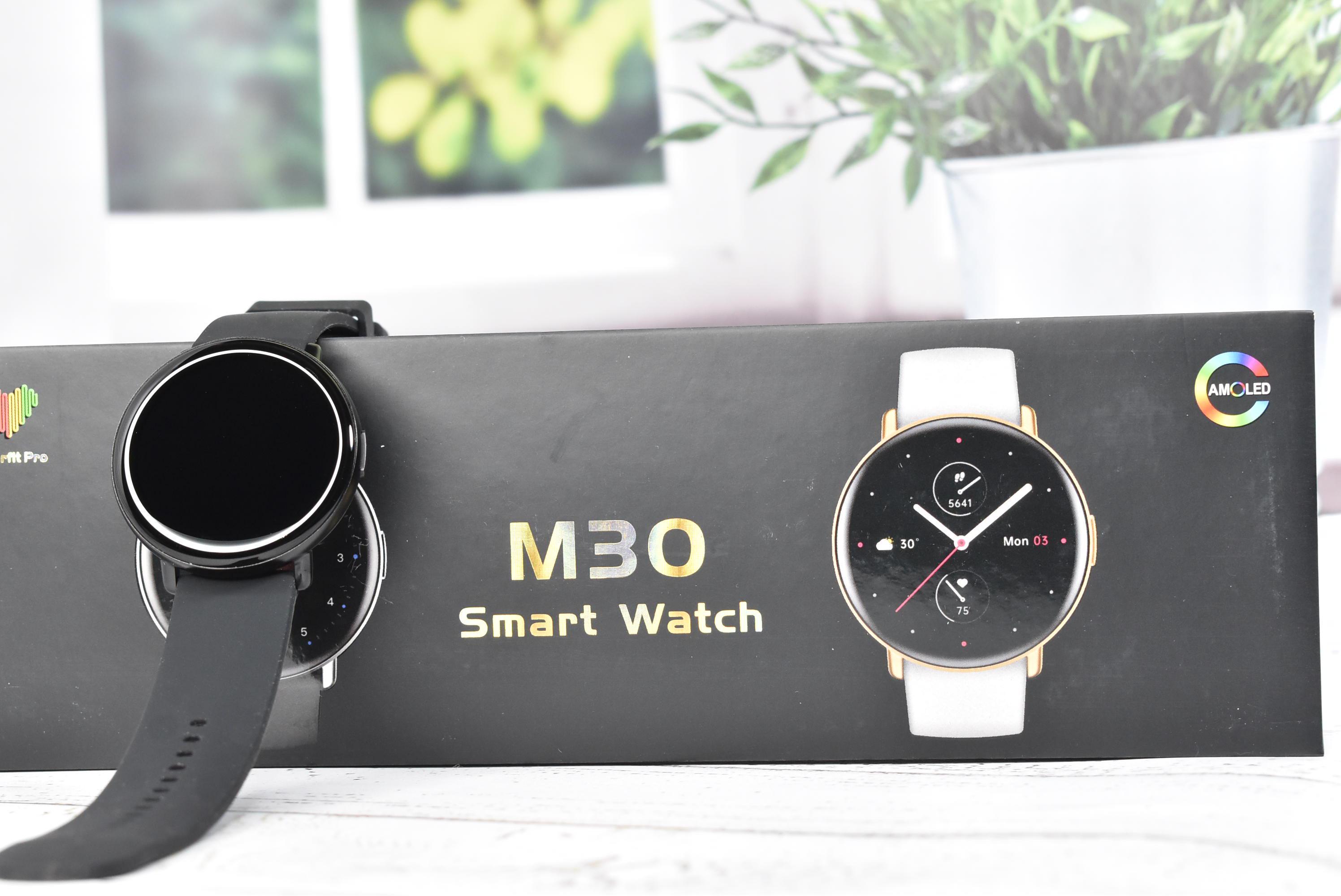 Смарт-часы Smart Watch M30 Super Amoled 42 мм Black - фото 9