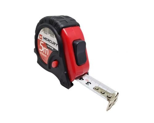 Рулетка магнитная обрезиненная Mercury 5 м х 19 мм