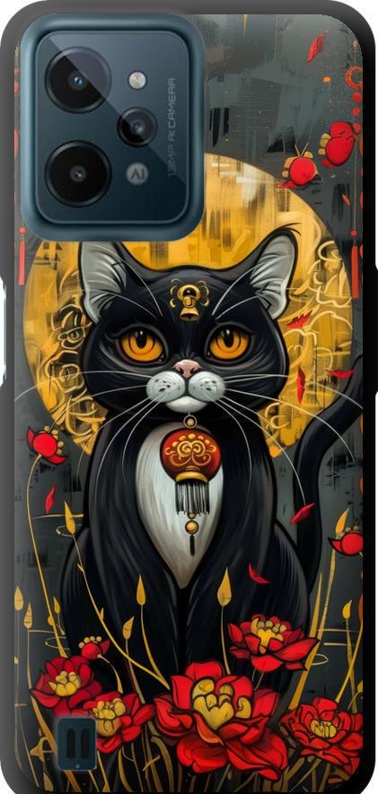 Чехол на Realme C31 China Cat (6134b-2593-42517) Чехол на Realme C31 China Cat (6134b-2593-42517)