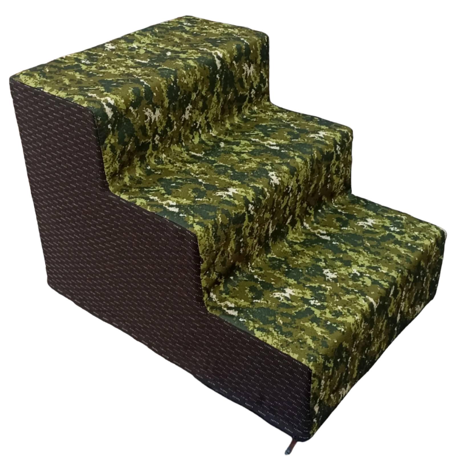 Сходинки для собак тканина Оксфорд 36х35х50 см Зелений хакі (11446467) - фото 1