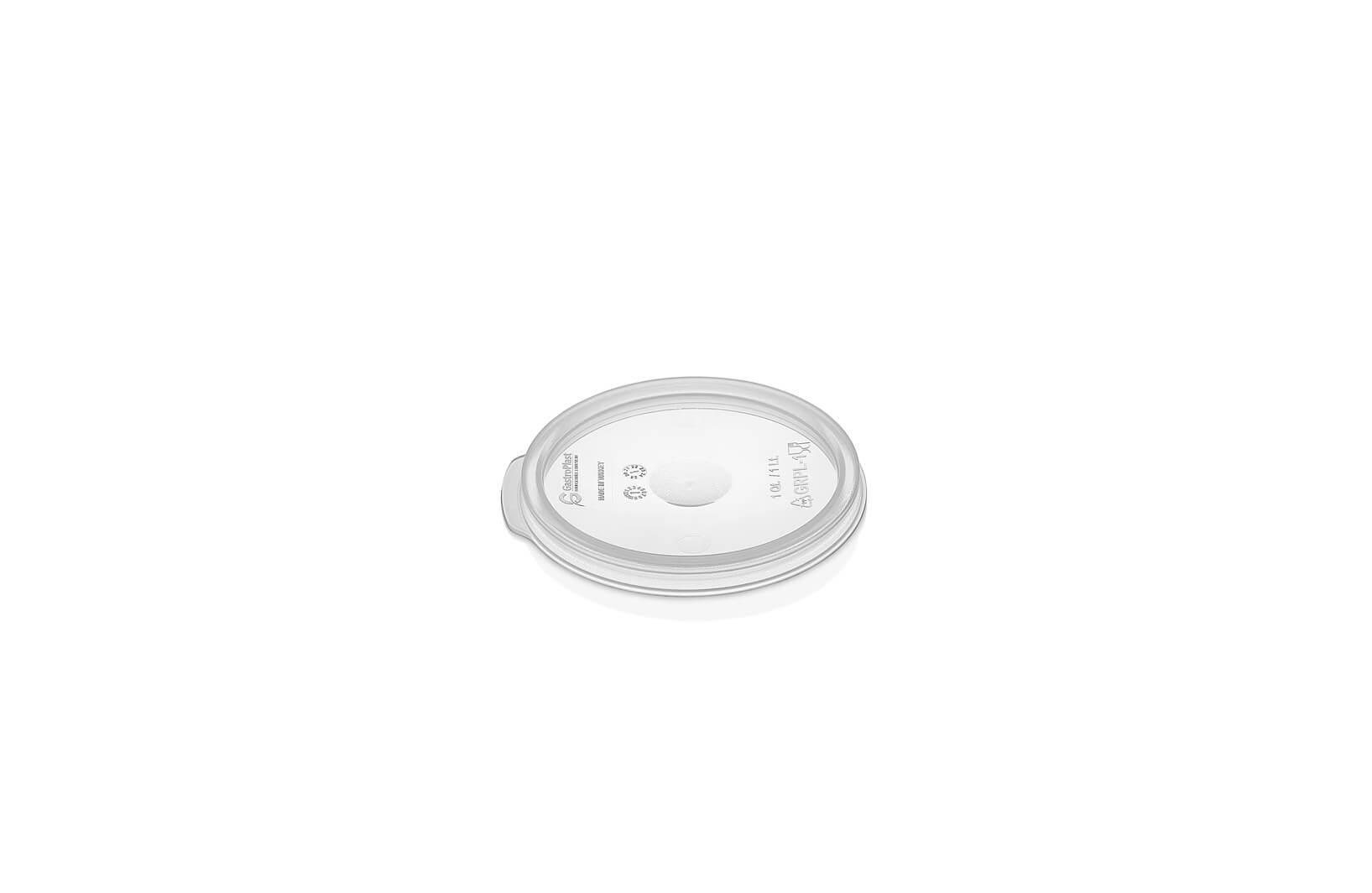 Кришка для круглого контейнера із полікарбонату Gastroplast 0,95 л (GRPL-1)