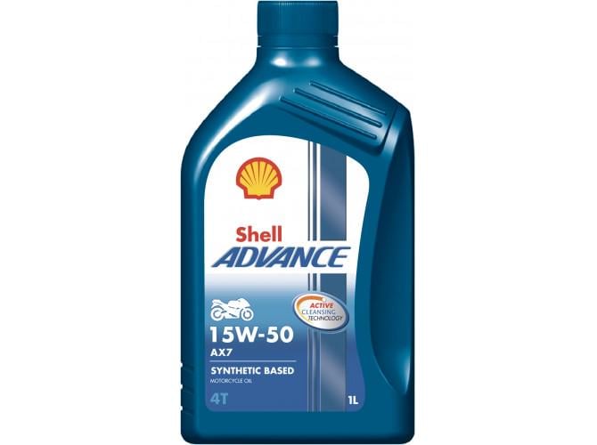 Моторна олива SHELL Advance 4T AX7 15W-50 1 л