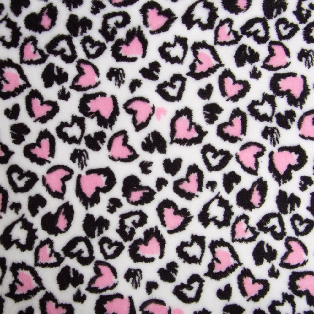 Ткань махровая Велсофт Сердечки 280 гр/м2 140 см (26678)