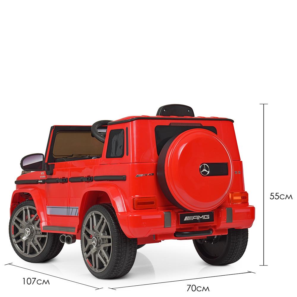 Електромобіль дитячий джип Mercedes G-Class M 4179EBLR 50 W Червоний - фото 3