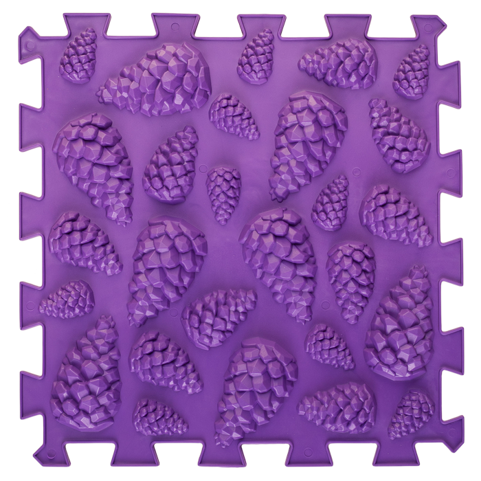 Коврик массажный пазл шишки Фиолетовый