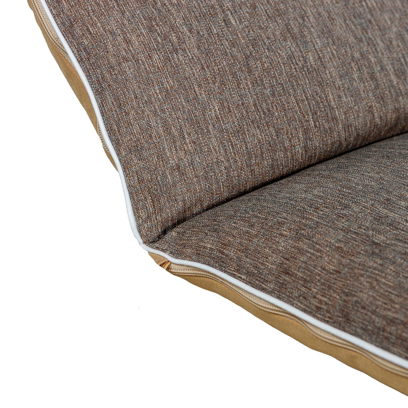 Матрац для шезлонга Ost-Fran TRIO тексілк 189x58x5 см Кавово-бежевий меланж 4240 (3911) - фото 3 Матрац для шезлонга Ost-Fran TRIO тексілк 189x58x5 см Кавово-бежевий меланж 4240 (3911) - фото 3